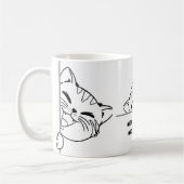 メッセージをカスタム読む – CAT MUG! コーヒーマグカップ (左)