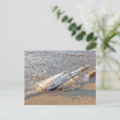 メッセージをビーチで販売する時間 ポストカード (スタンド正面)