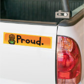 メッセージを運転して下さい バンパーステッカー (トラック上)