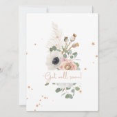 メッセージエレガント付きの花束 カード (正面)