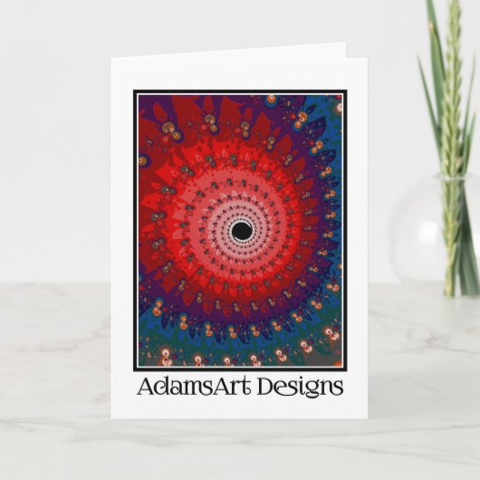 メッセージカスタマイズデザインお客様の折り畳みグリーティングカード カード (正面)