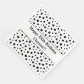 メッセージカスタムバースデーパーティー付きブラックスターズ (コーナー)