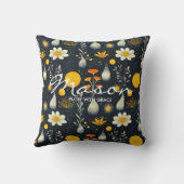 メッセージカスタム付きウェルネス感動的枕 クッション (裏面)