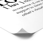 メッセージカスタム付き記念日のパーソナライズされた写真 ポスター (角)