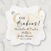 メッセージカードああベビー!ニュートラルツインストーク フェイバータグ (正面)