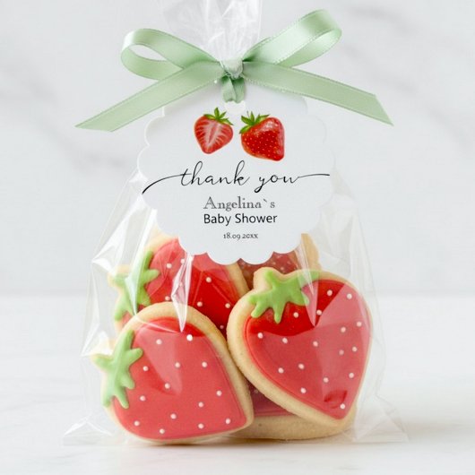 メッセージカードありがとう赤ちゃんシャワー。 フェイバータグ