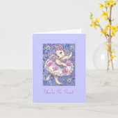 メッセージカードありがとう カード (黄色い花)