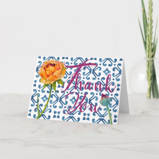 メッセージカードありがとう サンキューカード (正面)