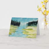 メッセージカードのメインの絵画 カード (黄色い花)