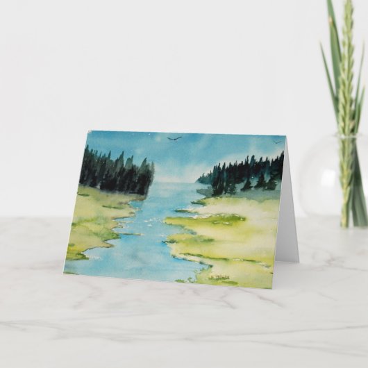 メッセージカードのメインの絵画 カード (正面)