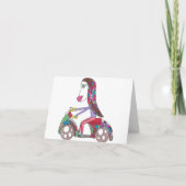 メッセージカードの台北のカップルの冒険 カード (裏面)