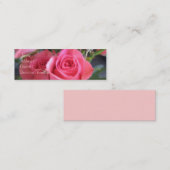 メッセージカードを引き起こします スキニー名刺 (正面/裏面)