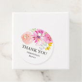 メッセージカードカスタム水彩花バプテスマ フェイバータグ (インサイチュ)