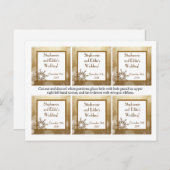 メッセージカードクリスマスぼやけ銅 シーズンポストカード (正面/裏面)