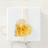 メッセージカードズホワイトイエローローズバレンタイン フェイバータグ (インサイチュ)