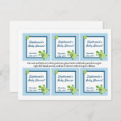 メッセージカードタートルリーフ海ウミガメ インビテーションポストカード (正面/裏面)