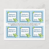 メッセージカードタートルリーフ海ウミガメ インビテーションポストカード (正面)