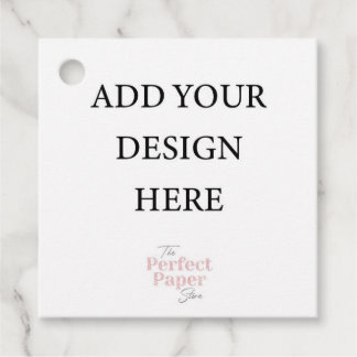 メッセージカードテンプレート（パンチ穴あり） フェイバータグ