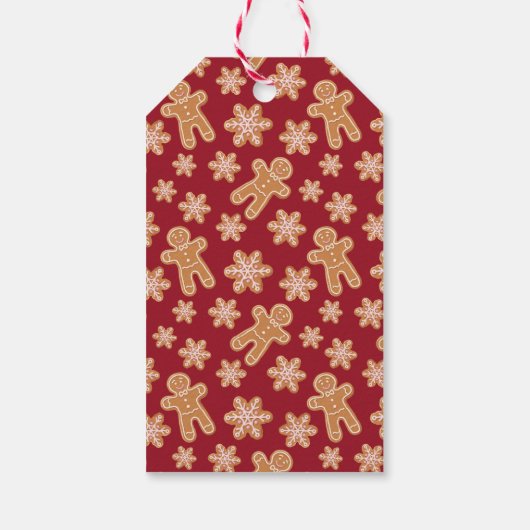 メッセージカードパーソナライズされたクリスマスCookie交換 ギフトタグ (裏面)