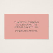 メッセージカードフラミンゴ熱帯リーフビーチ水彩 (裏面)