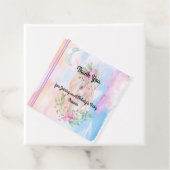 メッセージカードユニコーン付きベビーシャワー フェイバータグ (インサイチュ)