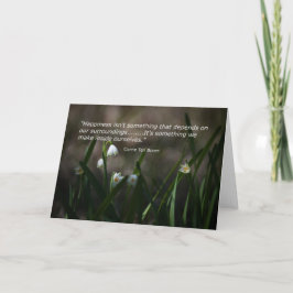 メッセージカード内の幸福 カード