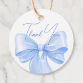 メッセージカード感謝していは赤ちゃんシャワー。 フェイバータグ (正面)