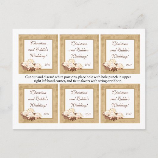 メッセージカード東洋花 ポストカード (正面)