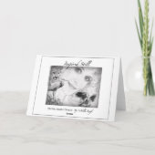 メッセージカード極楽鳥 カード (裏面)