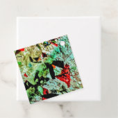 メッセージカード白抽象芸術テクスチャ再生プラスチック フェイバータグ (インサイチュ)