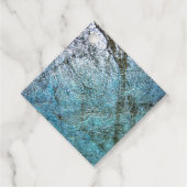 メッセージカード白抽象芸術テクスチャ再生プラスチック フェイバータグ (裏面)