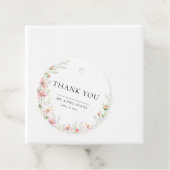 メッセージカード結婚ワイルドフラワー。 フェイバータグ (インサイチュ)