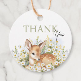 メッセージカード赤ちゃんシャワーFawn フェイバータグ