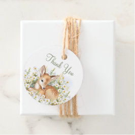 メッセージカード赤ちゃんシャワーFawn フェイバータグ