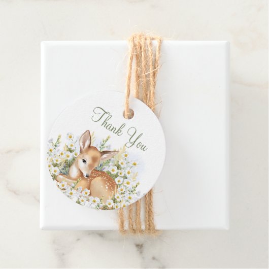 メッセージカード赤ちゃんシャワーFawn フェイバータグ (インサイチュ)