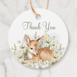 メッセージカード赤ちゃんシャワーFawn フェイバータグ