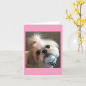 メッセージカード/すばらしい優美及び栄光Bea カード (黄色い花)