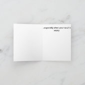 メッセージカード/すばらしい優美及び栄光Bea カード (内部)