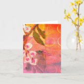 メッセージカード カード (黄色い花)