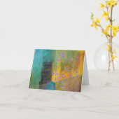 メッセージカード カード (黄色い花)