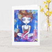 メッセージカード カード (黄色い花)