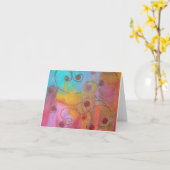 メッセージカード カード (黄色い花)