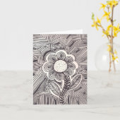 メッセージカード カード (黄色い花)