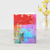 メッセージカード カード (黄色い花)