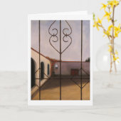 メッセージカード:  "サント・ドミンゴ" カード (黄色い花)