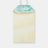 メッセージカード |トロピカルビーチ結婚サンキュー ギフトタグ (裏面)