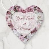 メッセージカード-ビクトリアンバラコラージュ フェイバータグ (正面)