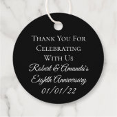 メッセージカード – ビリヤード – 8ボール フェイバータグ (裏面)