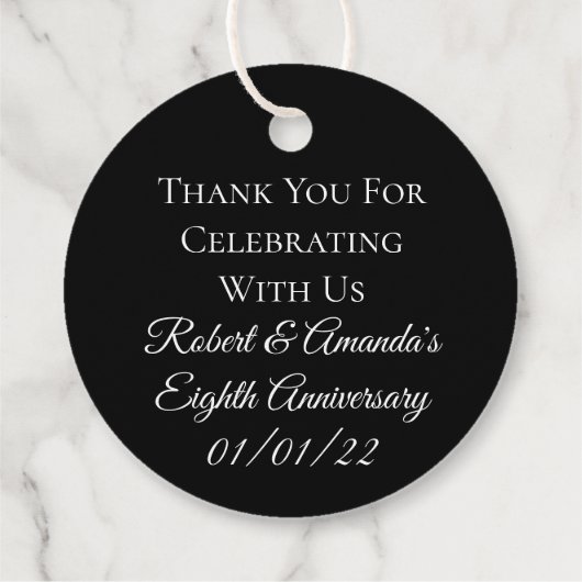 メッセージカード – ビリヤード – 8ボール フェイバータグ (裏面)