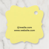 メッセージカード フェイバータグ (裏面)